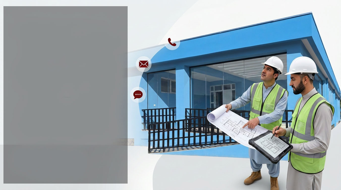 Saimen Construction Company office and site